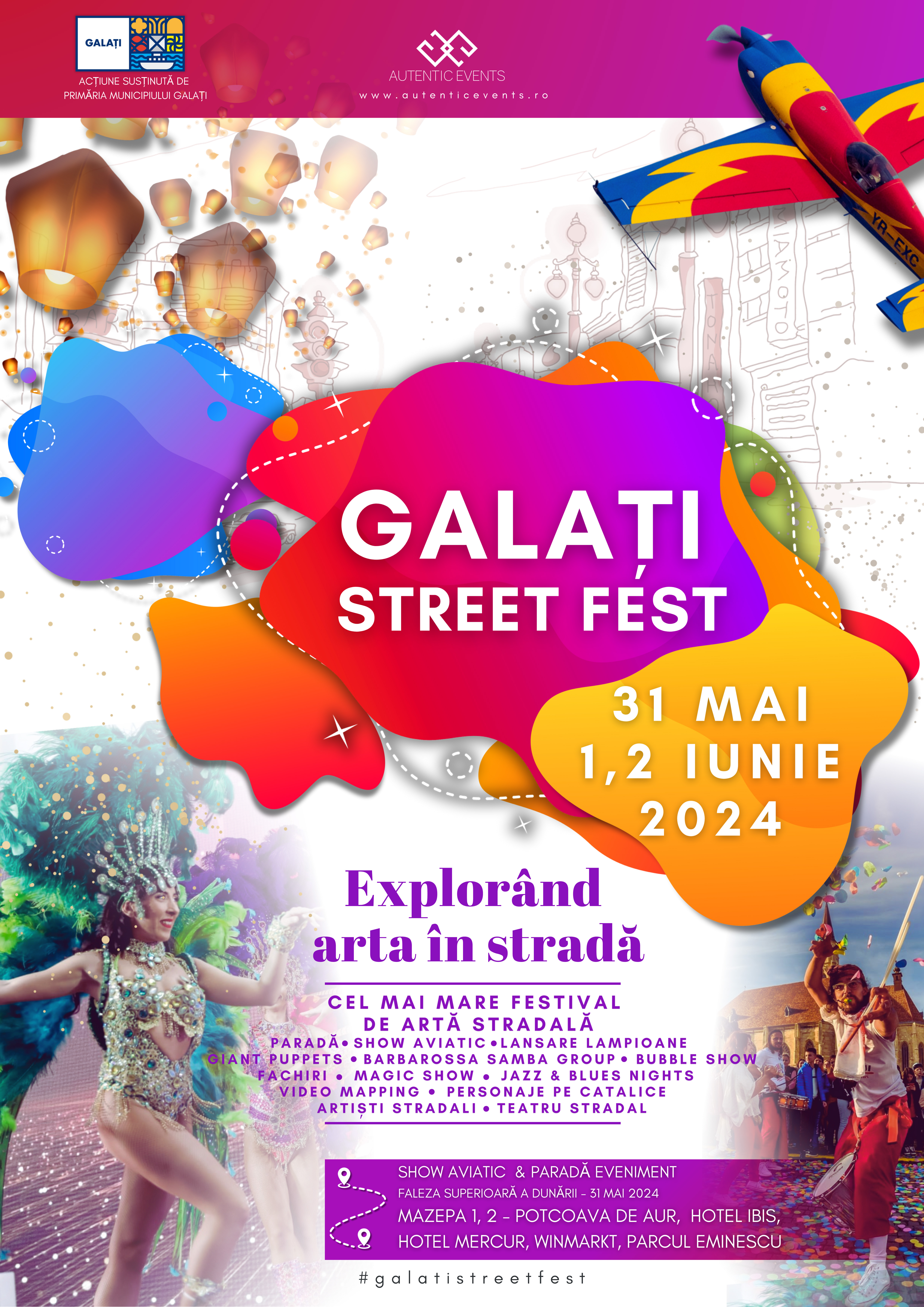 Cel mai mare festival de artă stradală, la Galați